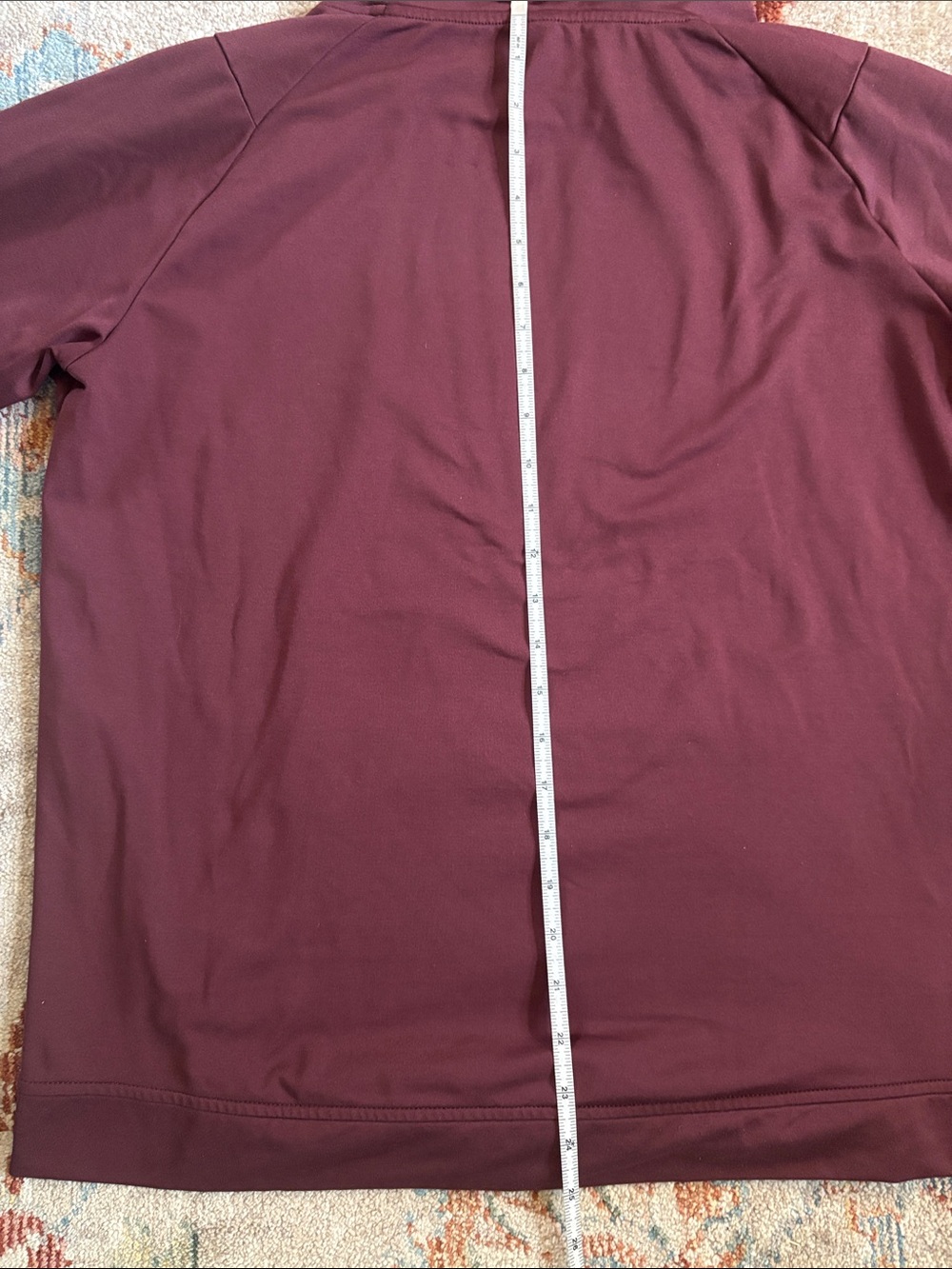 UNRL Men’s Hoodie Maroon M - Picture 9 of 14